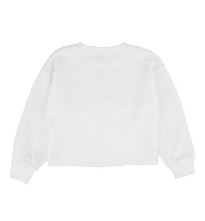 KIZ ÇOCUK İŞLEMELİ SWEATSHIRT 