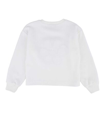 KIZ ÇOCUK PAPATYA İŞLEMELİ  SWEATSHIRT 
