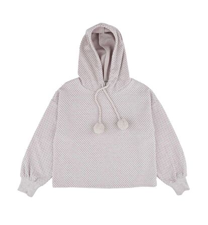 KIZ ÇOCUK PONPON İPLİ SWEATSHIRT 