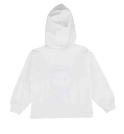 Kız Çocuk Taşlı Kapüşonlu Sweatshırt