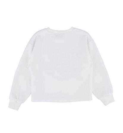 KIZ ÇOCUK BASKILI SWEATSHIRT 