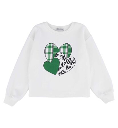 KIZ ÇOCUK BASKILI SWEATSHIRT 