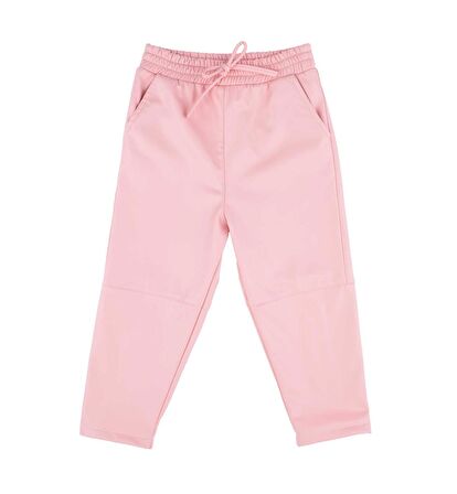 KIZ ÇOCUK DERİ HAVUÇ PANTOLON 