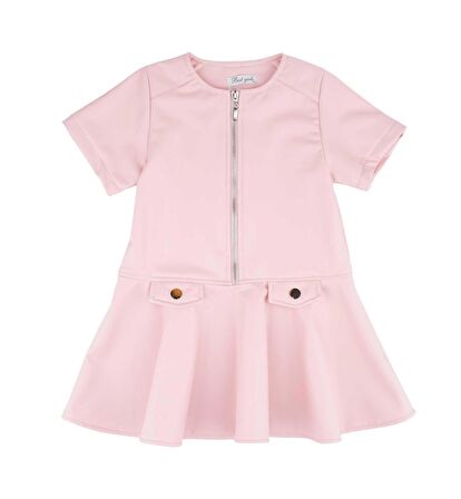 KIZ ÇOCUK KISA KOLLU ELBİSE