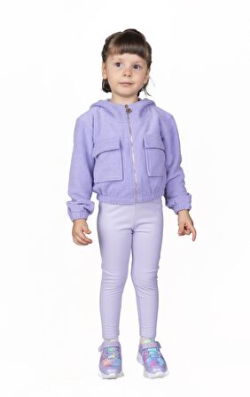 KIZ ÇOCUK KAPŞONLU SWEATSHIRT