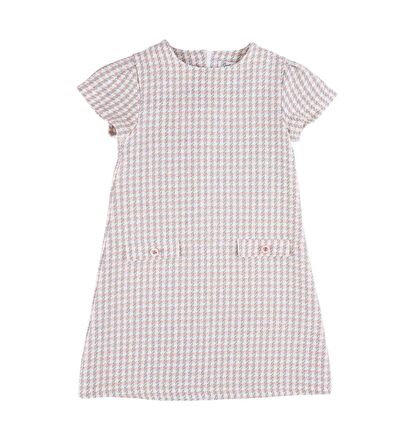 KIZ ÇOCUK KAZAYAĞI DESENLİ ELBİSE 