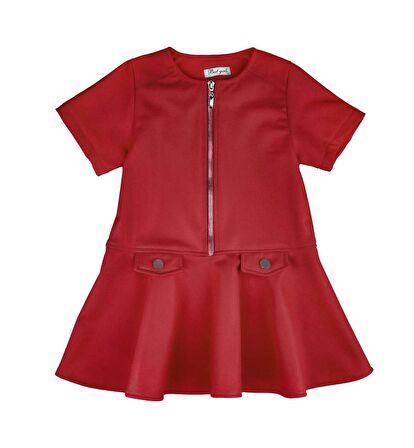 KIZ ÇOCUK KISA KOLLU ELBİSE