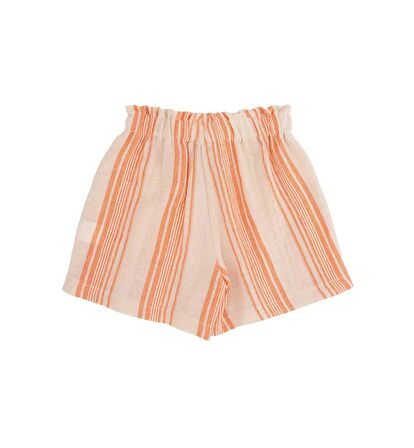 KIZ ÇOCUK ÇİZGİLİ ŞORT