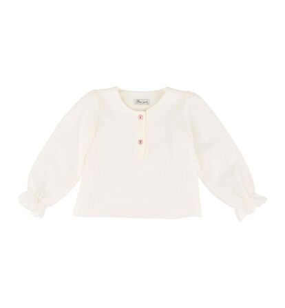 KIZ ÇOCUK DÜĞMELİ BLUZ