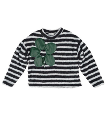 KIZ ÇOCUK ÇİZGİLİ KAZAK