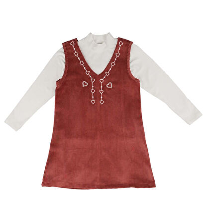 KIZ ÇOCUK FİTİLLİ ELBİSE