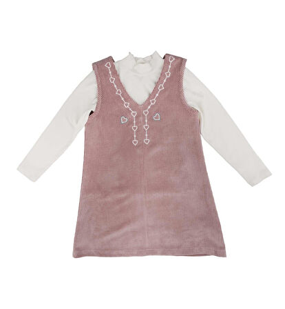 KIZ ÇOCUK FİTİLLİ ELBİSE