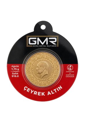 ÇEYREK ALTIN 1.75 GRAM 22 AYAR
