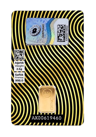 2.5 GRAM KÜLÇE ALTIN 24 AYAR