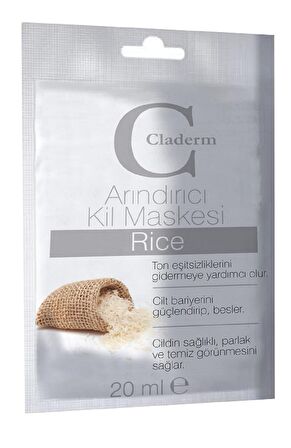 Claderm Kil Maskesi 20 ml Sachet – Rice