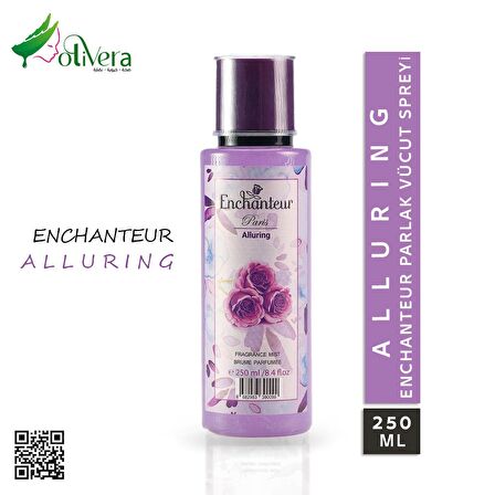 (Body glitter Splash) Simli Vücut Spreyi  ALLURING - Enchanteur 250 ml