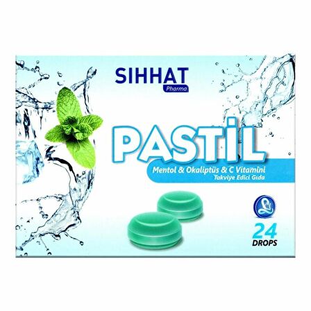 Sıhhat Mentol Okaliptüs C vitaminli Pastil 24 Adet