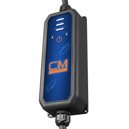CM 22kW 220V Dönüştürücülü Şarj Cihazı 16A/32A Hızlı Şarj Ünitesi Tip 2 Taşınabilir Kablo