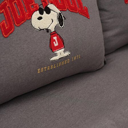 Peanuts by Karaca Home Joe Gri Çift Kişilik Cotton Comfort