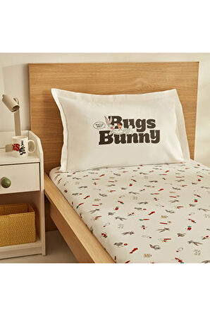 Karaca Home Looney Tunes Carrot Crazy Tek Kişilik Çarşaf Takımı