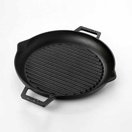 Lava 26 cm Yanmaz/Yapışmaz Döküm Grill Tavası