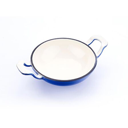 Lava Döküm Mini Wok Yekpare Kulplu Cam Kapaklı Edition Serisi Çap(Ø)16cm.