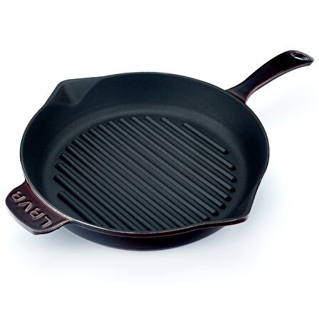 Lava 28 cm Yanmaz/Yapışmaz Döküm Izgara Tavası