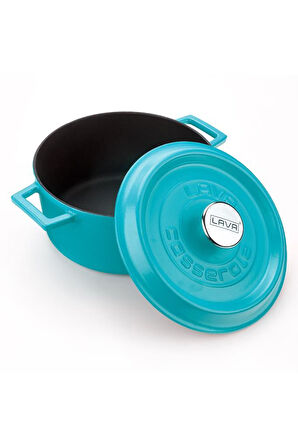 Lava Spring Yuvarlak 24 cm Döküm Tencere Outlet