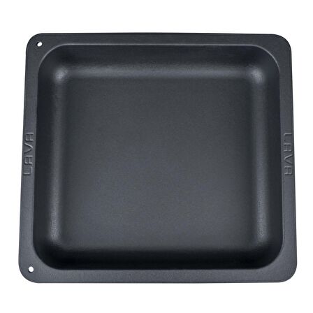 Lava Döküm GN 2/3 Gastronorm Küvet, İç Renk Siyah, Ölçü 35x32cm - Turuncu