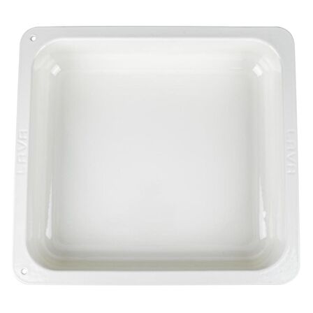 Lava Döküm GN 2/3 Gastronorm Küvet, İç Renk Krem, Ölçü 35x32cm - Turuncu