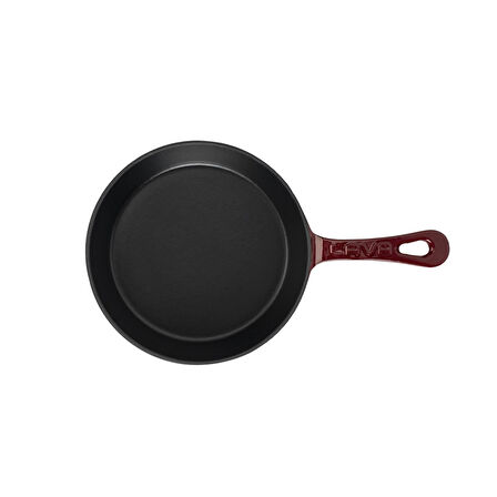 Lava Döküm Yuvarlak Kızartma Tavası Yekpare Saplı. Çap(Ø)20cm.