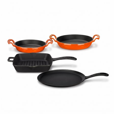 LAVA Döküm Kahvaltı Seti 4'lü Kahvaltı Ustası Set 1