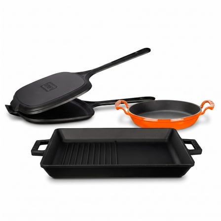 LAVA Döküm Tost ve Izgara Seti 3'lü Tost Ustası