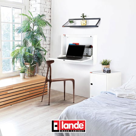 LANDE - Ziglat 655 - Metal Dolap - Perfore Metal Kapılı - Antrasit Gri.