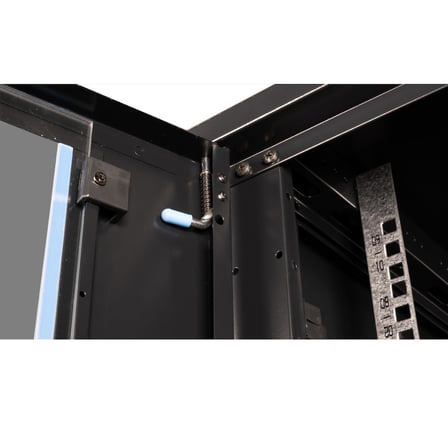 LANDE - 9U 19" Duvar Tipi Rack Kabinet – Genişlik: 600 mm | Derinlik: 600 mm – Siyah