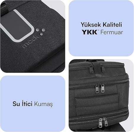 Mack Explor MCE-1205 Siyah Sırt Çantası Outlet