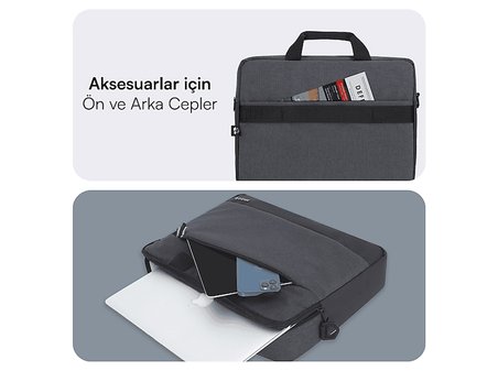Mack Mce-1111 14.1" Unicity Eco Laptop Çantası Siyah