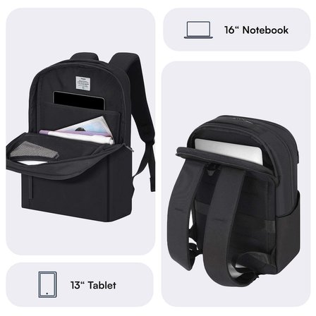 MACK MCE-1722 16 CODE Eco Notebook Sırt Çantası Siyah