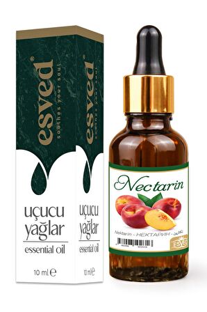 Nektarin Kokusu Saf Esansiyel Uçucu Yağ Buhurdanlık Yağı Difüzör Esansı Aromaterapi Ortam Koku 10ml