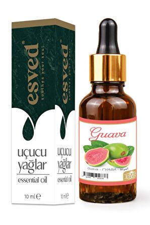 Guava Kokusu Saf Esansiyel Uçucu Yağ Buhurdanlık Yağı Difüzör Esansı Aromaterapi Ortam Koku 10ml