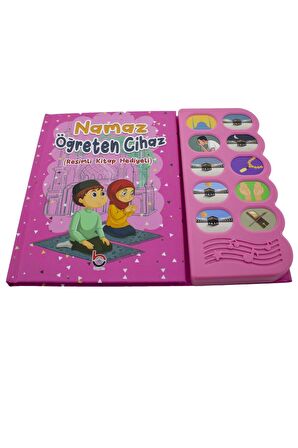 Namaz Öğreten Cihaz Resimli Kitap Seti Pembe