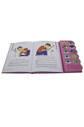 Namaz Öğreten Cihaz Resimli Kitap Seti Pembe