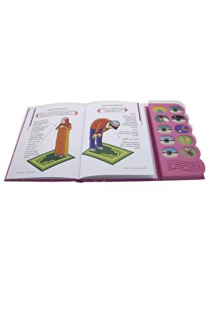 Namaz Öğreten Cihaz Resimli Kitap Seti Pembe