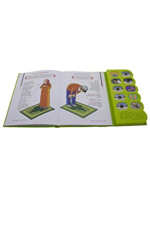 Namaz Öğreten Cihaz Resimli Kitap Seti Yeşil