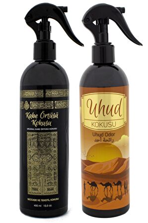 Kabe Örtüsü Ve Uhud Kokusu Sprey 400 Ml. Siyah