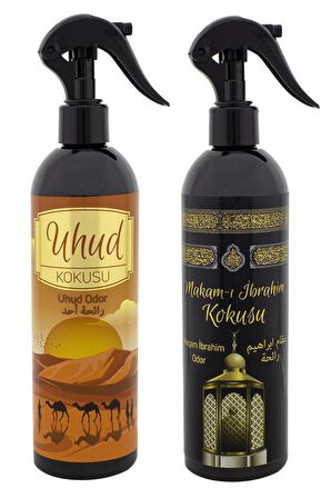 Uhud Ve Makamı İbrahim Kokusu Sprey 400 Ml. Siyah