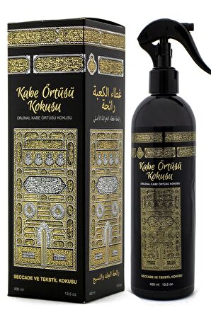 Kabe Örtüsü Kokusu Mescidi Aksa Kokusu Makamı İbrahim Kokusu ve Uhud kokusu Sprey 400 Ml.