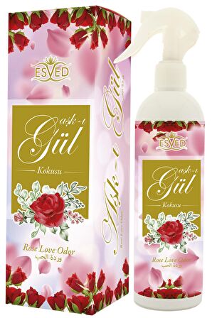 Gül Kokusu Sprey 400 Ml Dolap ve Çekmece Kokusu Hediyeli