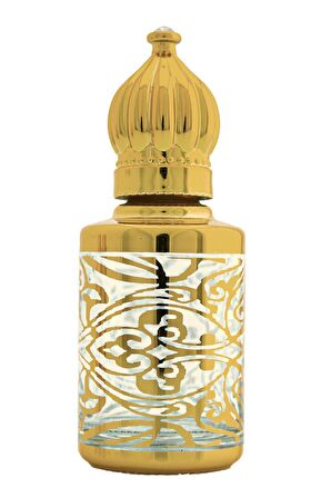 Parfüm Esans Cam Şişesi Gold Boş Esans Şişesi 10 Ml. Premium 9694-10ML-1