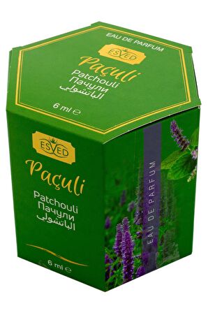 Paçuli Kokusu Alkolsüz Esans 6Ml. 6'lı Paket